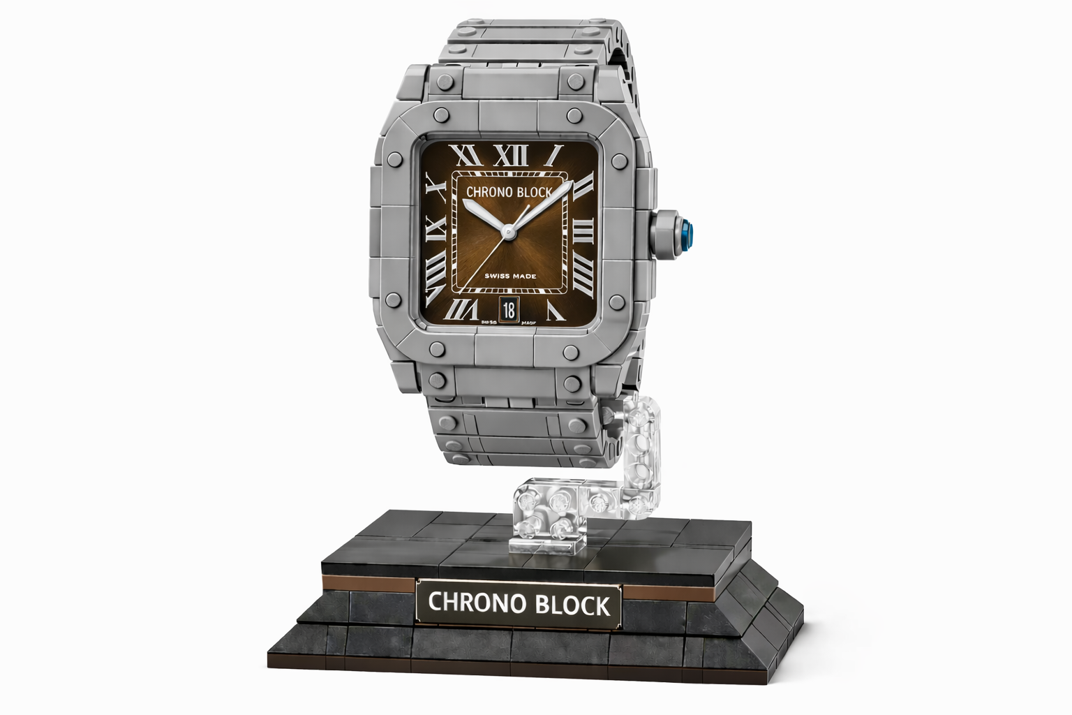 CB · Square Classic Brown